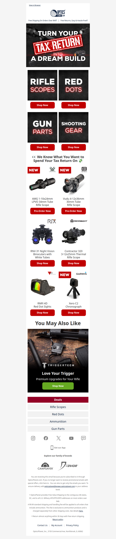 Turn Your Tax Return into a Dream Build!