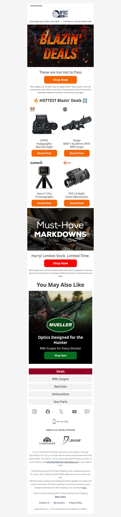 🔥 Fire up Your Gear with Blazin’ Deals 🔥