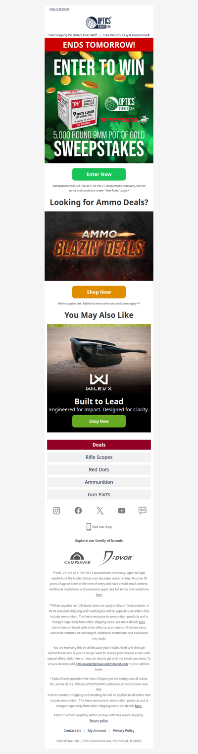 💥 Winchester Ammo Sweepstakes 💥