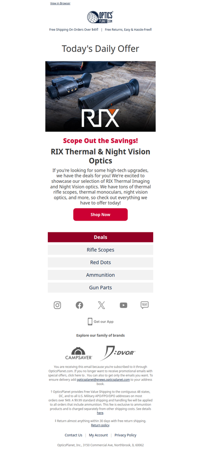 RIX Thermal & Night Vision Optics!