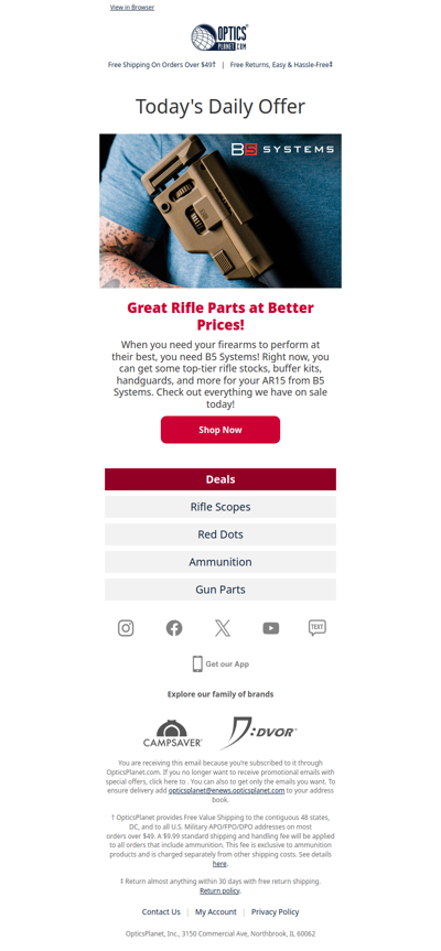 Great Deals from B5 Systems!