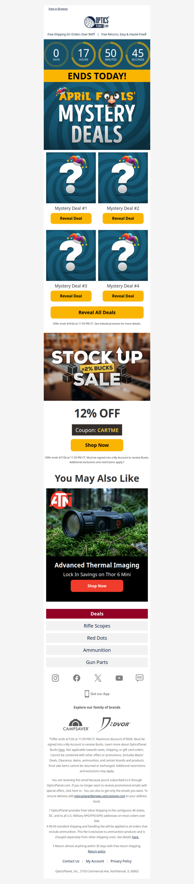 🚨 No Joke: Mystery Deals are Ending!