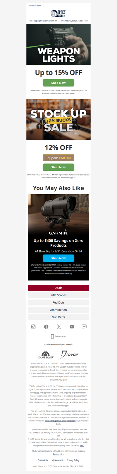 ✨ Your Next Weapon Light is on Sale ✨