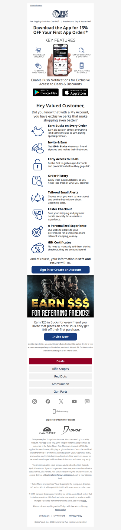 Download Our App for 13% OFF!