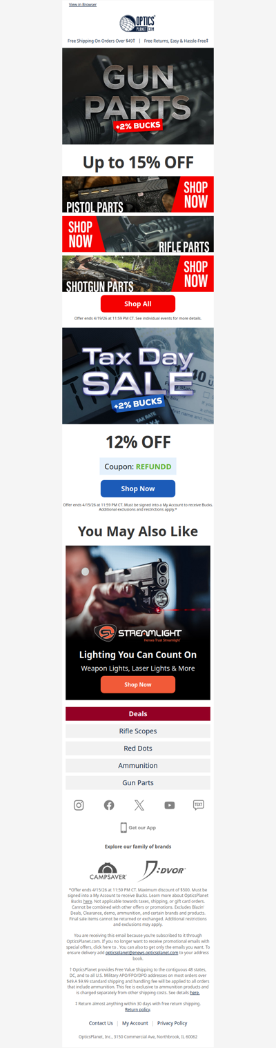 🔫 Up to 15% OFF Gun Parts Inside!