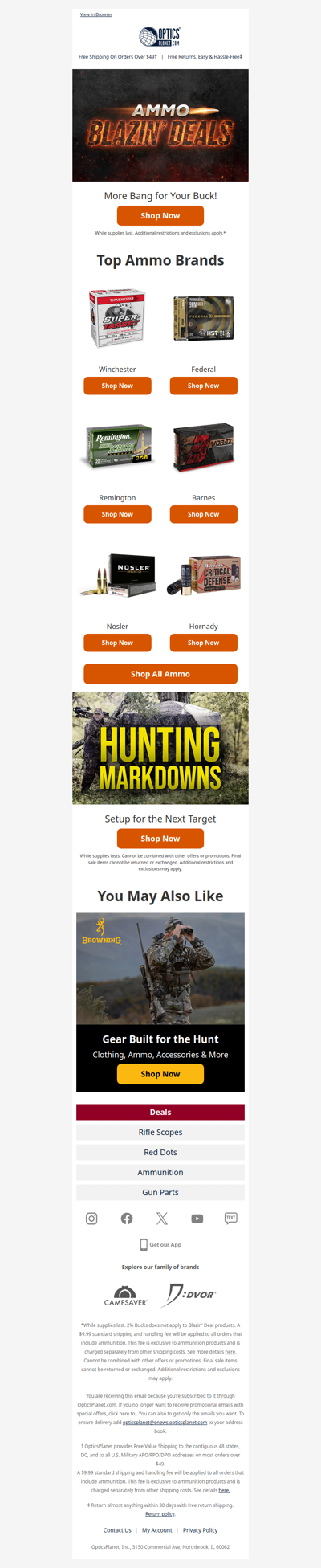 💥 Load Up! Blazin' Ammo Deals 💥