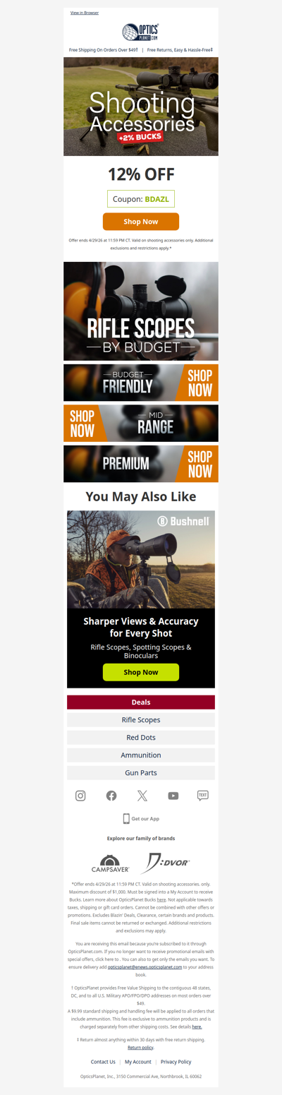 💥🔫 12% OFF Shooting Accessories