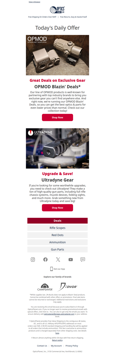 🔥 OPMOD Blazin' Deals!