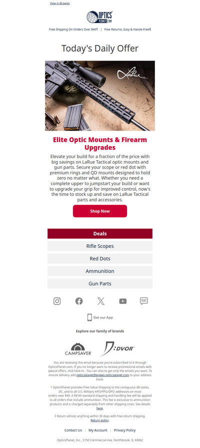 LaRue Tactical Mounts & Firearm Parts
