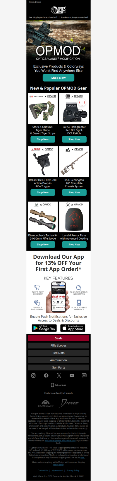 Exclusive OPMOD™ Products