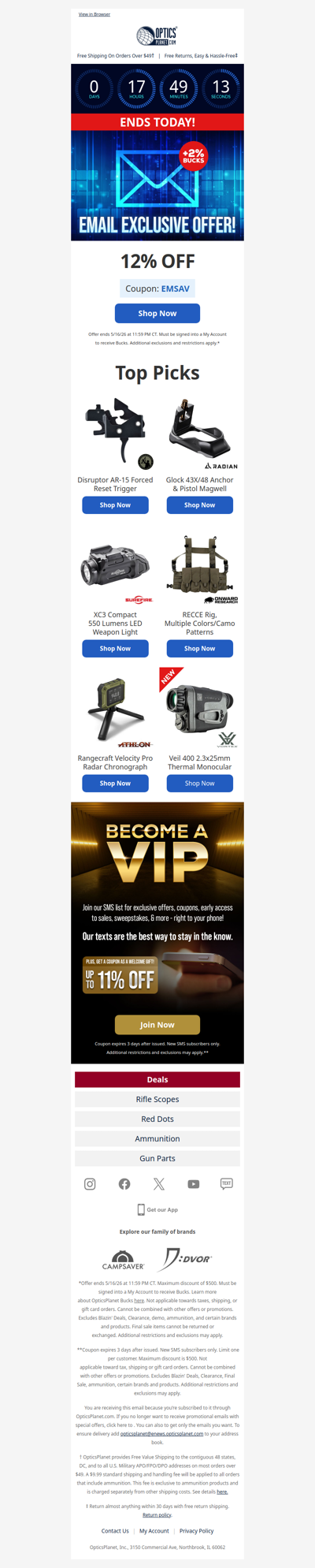 Last Chance: 12% OFF Exclusive Offer