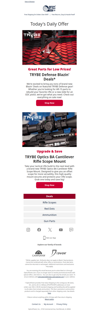 TRYBE Defense Blazin' Deals 🔥