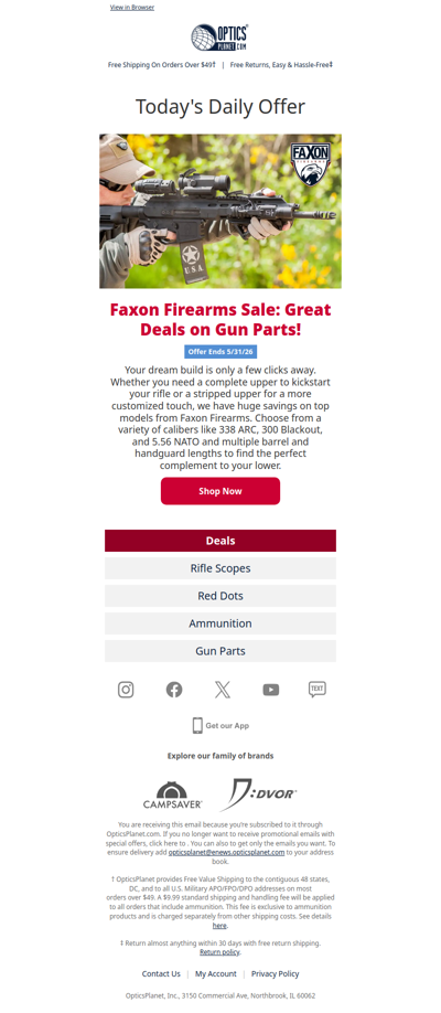 Faxon Firearms Sale!