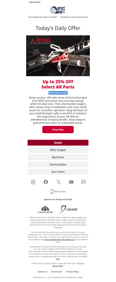 Save on RISE Armament AR Upgrades