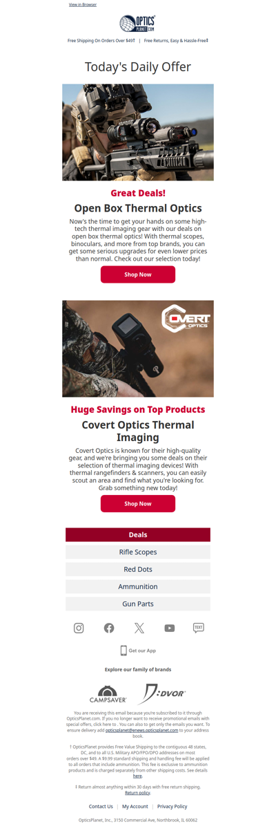 Thermal Open Box Deals!