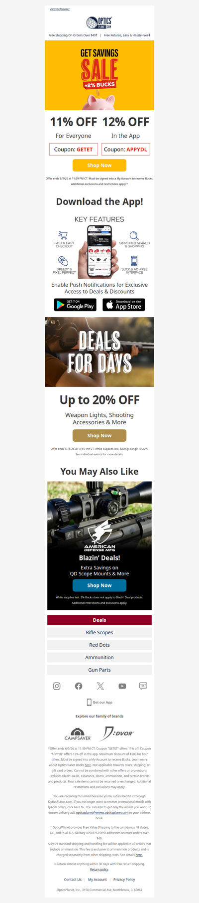 Deals for Days – Up to 20% OFF!