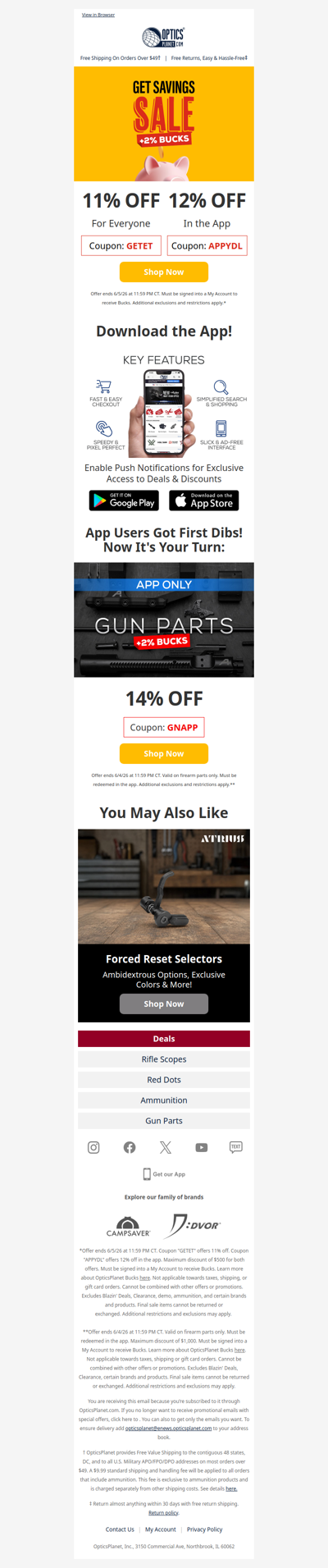 Get Savings Sale Rolling On!