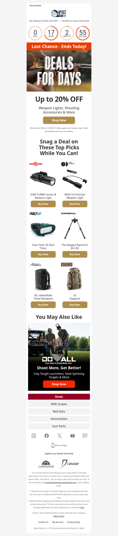Last Chance – Deals for Days Ending!
