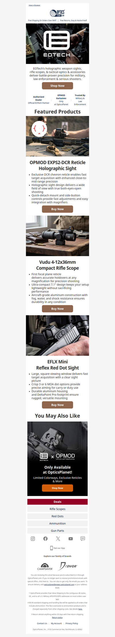 EOTech Holographic Sights, Rifle Scopes & More