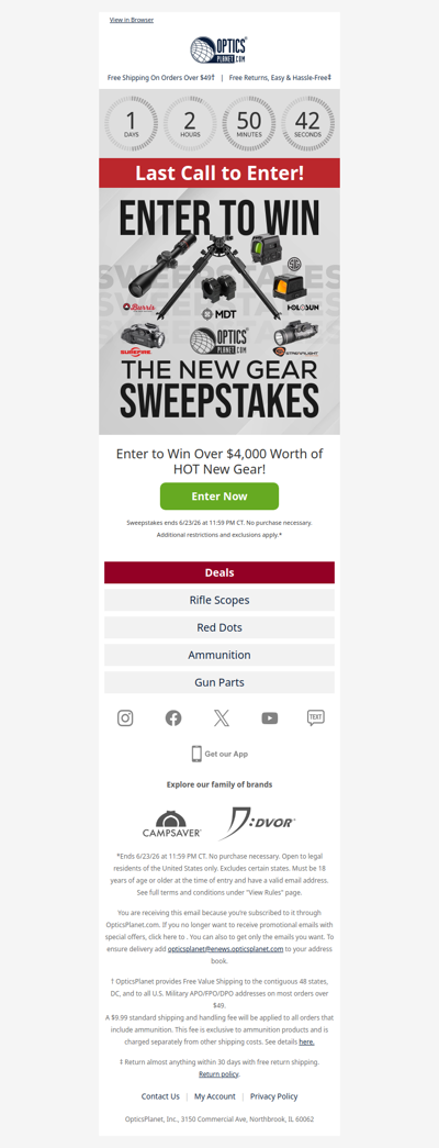 ⏲️ Last Chance to Enter!