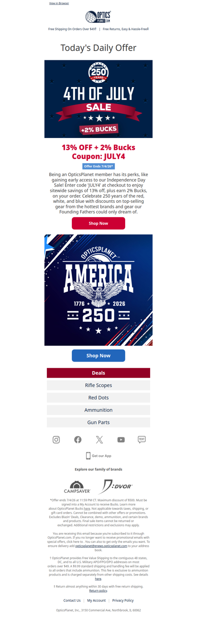 🦅 Early Access: 13% OFF!