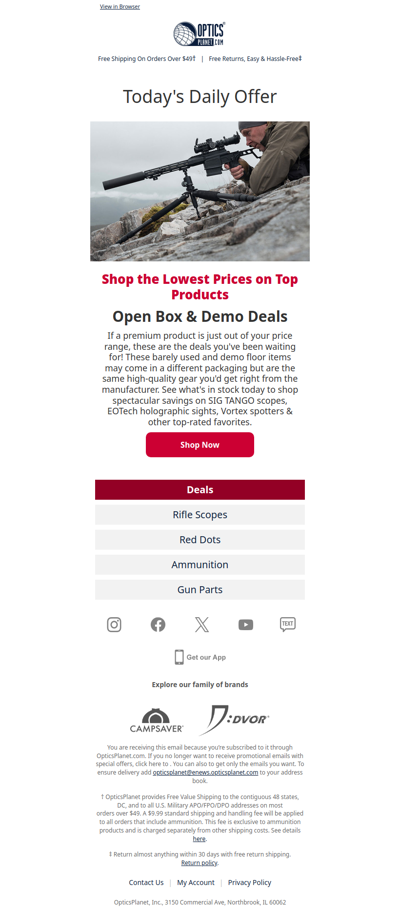 👀 Open Box Deals 📦