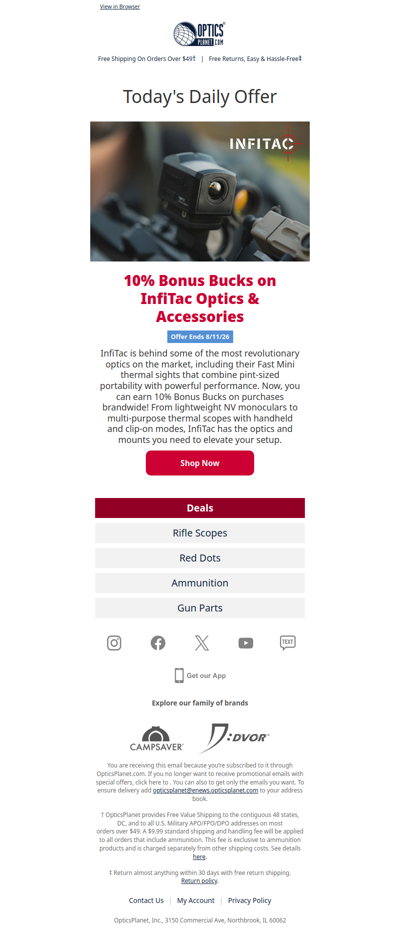 Score 10% Bonus Bucks