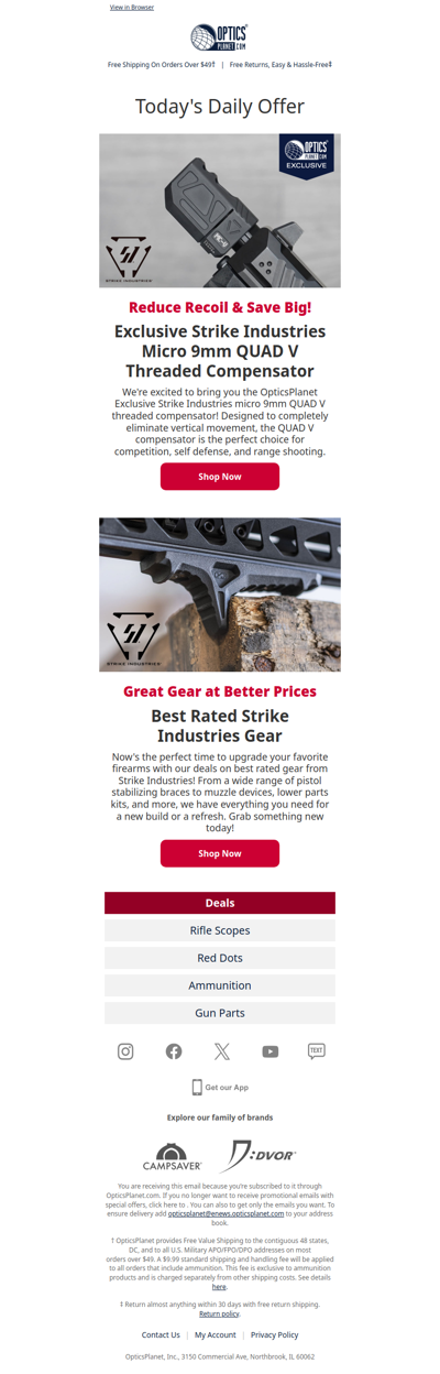 Exclusive Strike Industries Gear!