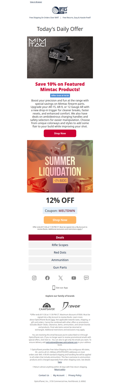 10% OFF Featured Mimtac Products!