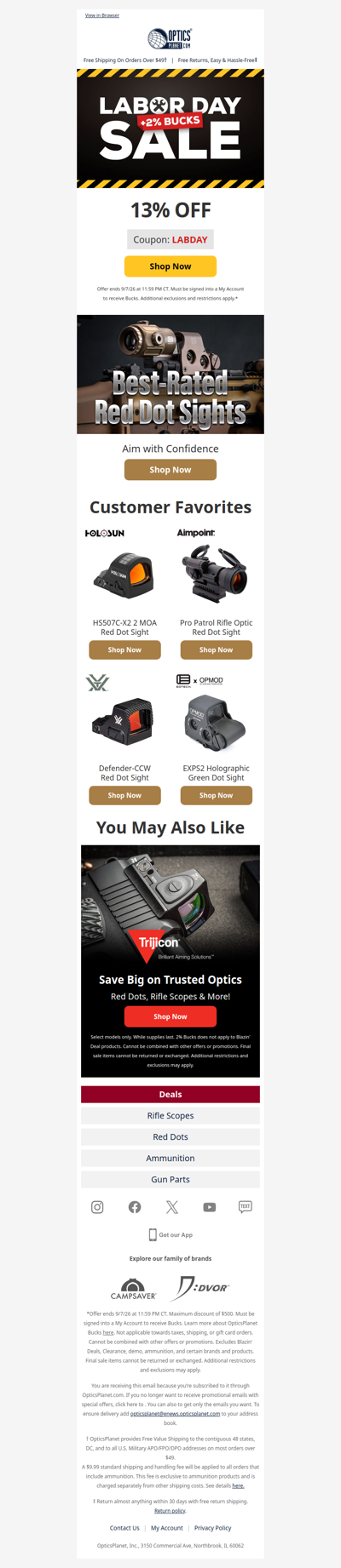 Labor Day Sale – 13% OFF!