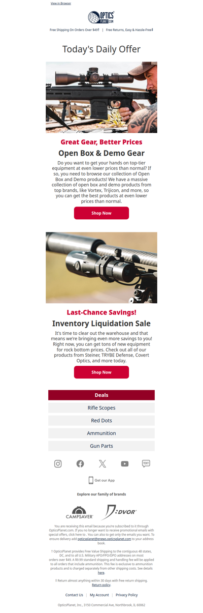 Open Box & Inventory Liquidation Deals!