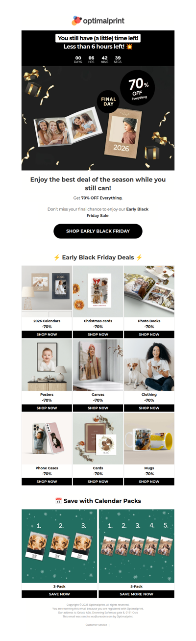 6 Hours Left 💥 Early Black Friday