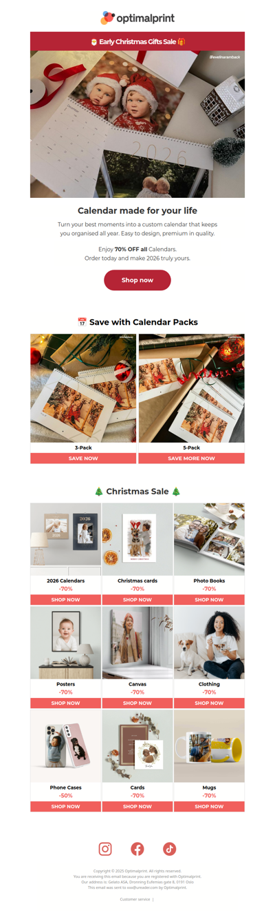 🎁 Up to 70% OFF – Early Bird Christmas Sale this weekend!