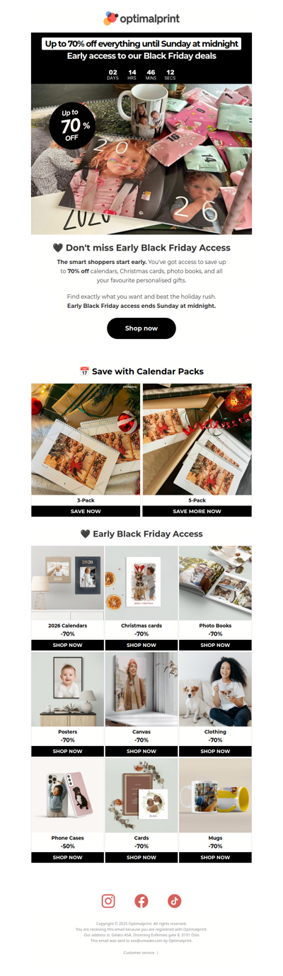 🖤 Don't miss Early Black Friday Access