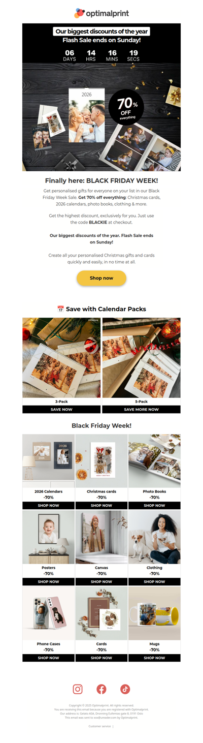 Black Friday Week ⚡ 70% OFF Everything