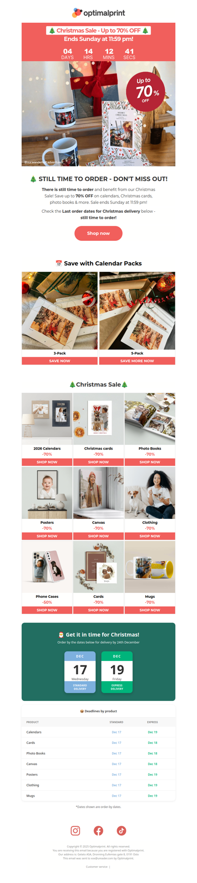 🎄 Christmas Sale! Up to 70% OFF - Still time to order