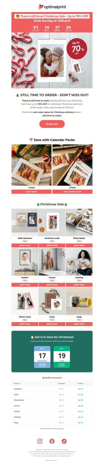 🎁 There's still time! Christmas Sale - Up to 70% OFF