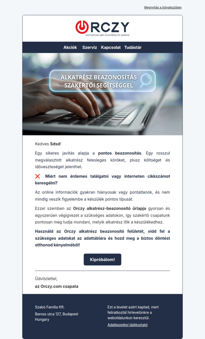 Alkatrész beazonosítás gyorsan és egyszerűen!⚙️