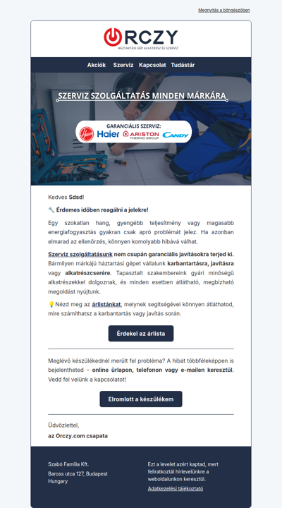 Szerviz szolgáltatás minden márkához!🔧