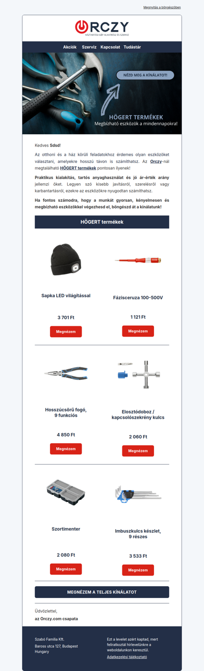 HÖGERT termékek a mindennapokra!👉