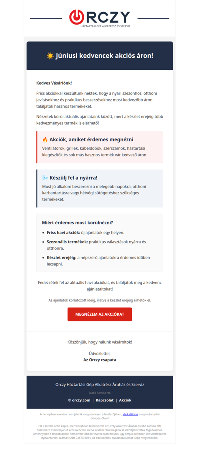 🔥 Megérkeztek a júniusi akciók!