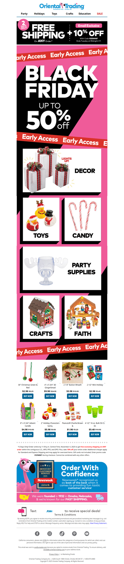 First Dibs: Early Access to Black Friday Deals + Free Shipping on ANY Order!