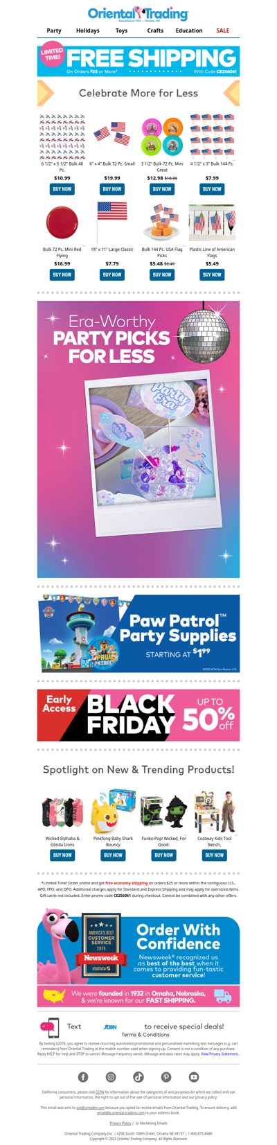 👋 Are You Free Today? Your Shipping Can Be!