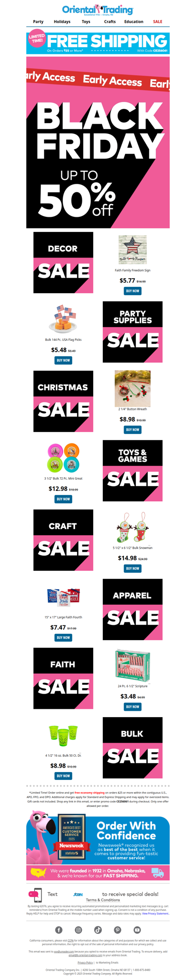 Shop up to 50% Off + Score Free Shipping! 🫶