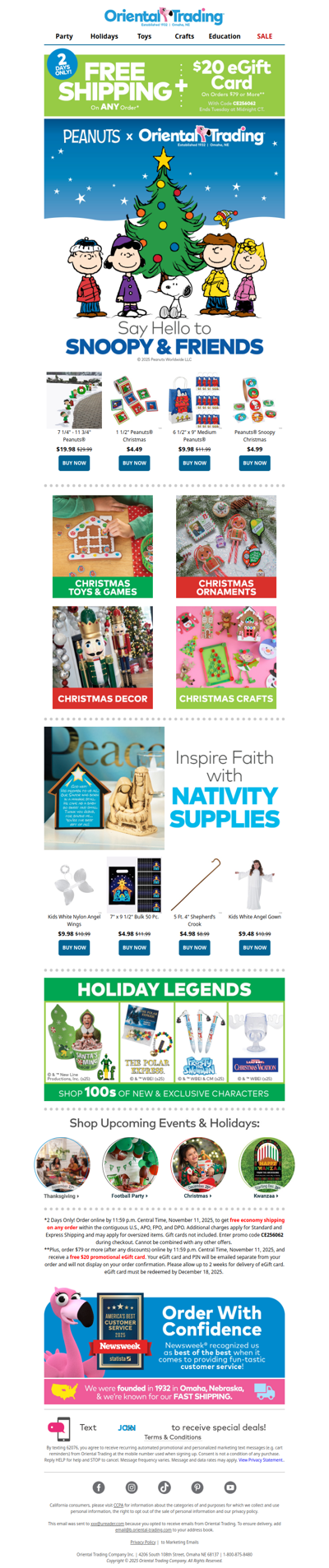 Free Shipping on Festive Finds + $20 eGift Card! 🎄🎁✨