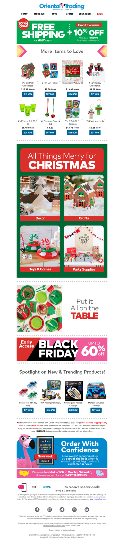 Today Only Get Free Shipping + 10% Off! ⏳