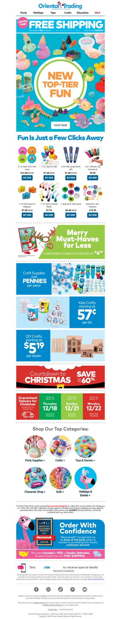 Beat the Rush: Free Shipping on ALL Must-Have Toys Inside!