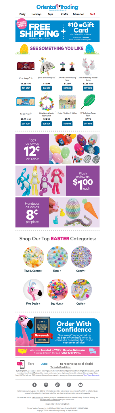 Crack Open 🐣 These Exclusive Easter Deals