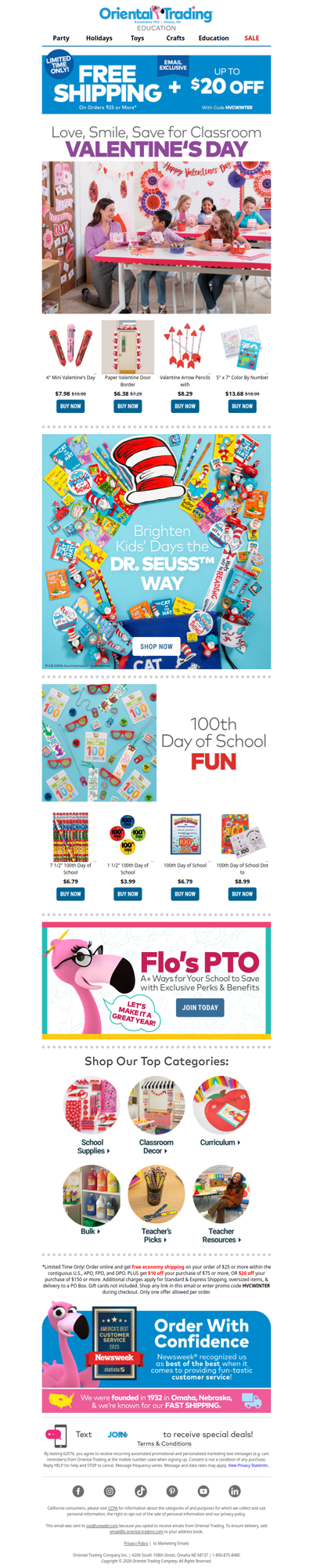 Hearts, Crafts, and More! Shop Classroom Valentine's Day Supplies! 💕