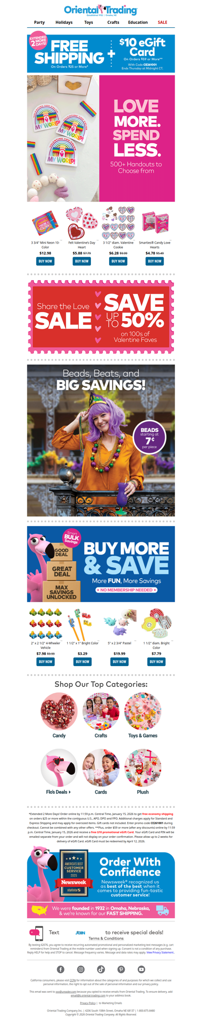 Sharing the Love❣️Free Shipping + $10 eGift Card EXTENDED!